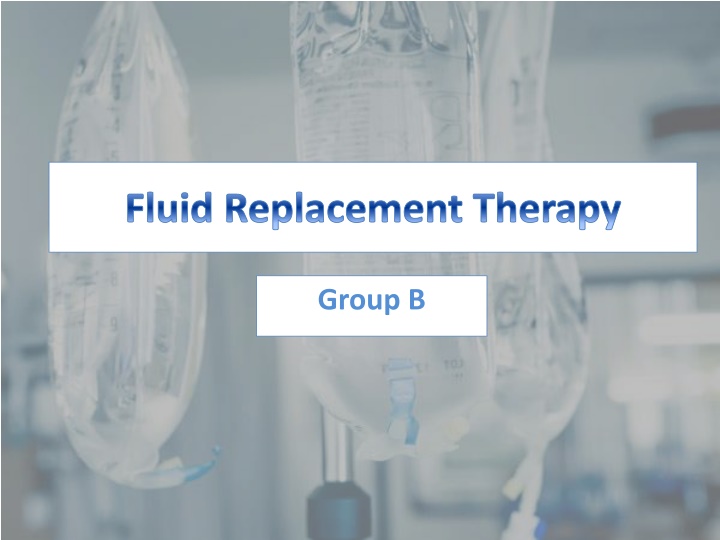 fluid replacement therapy n.w