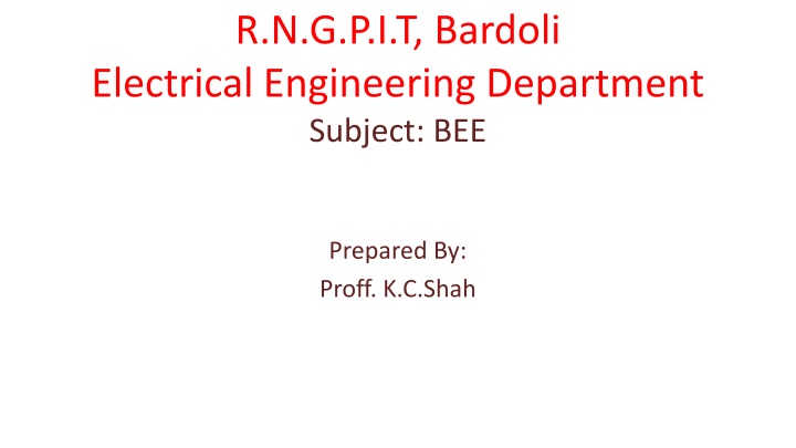 r n g p i t bardoli electrical engineering n.w