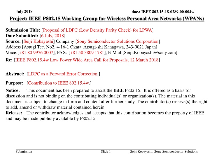 july 2018 project ieee p802 15 working group n.w