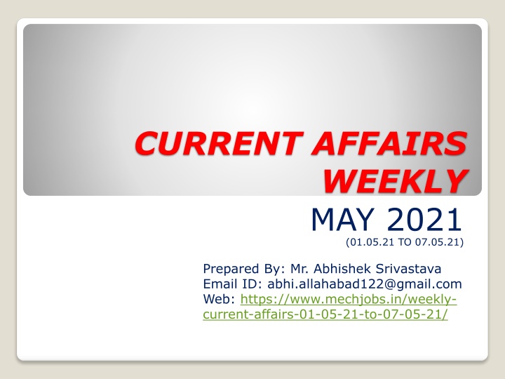 current affairs n.w
