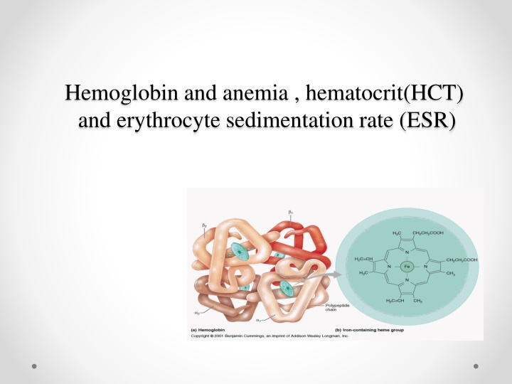 hemoglobin and anemia hematocrit n.w