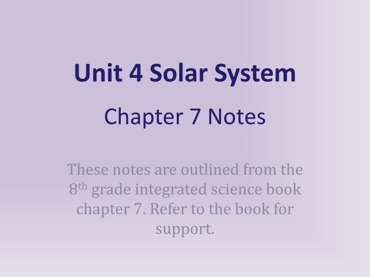 unit 4 solar system n.w