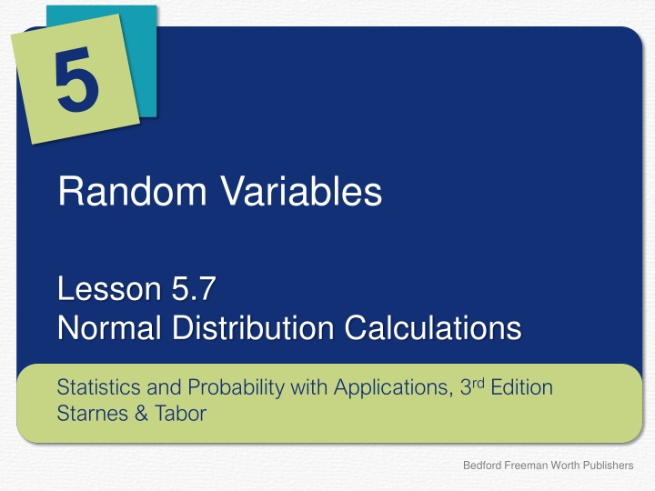 random variables n.w