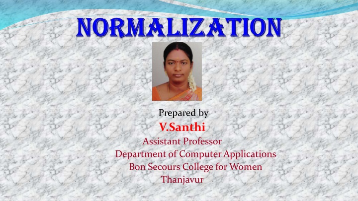 Data Normalization in Database Management Systems