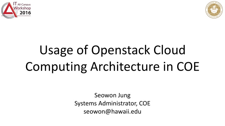 usage of openstack cloud computing architecture n.w