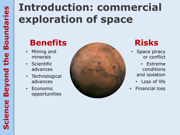 Commercial Space Exploration: Risks, Benefits, and Mars Challenges