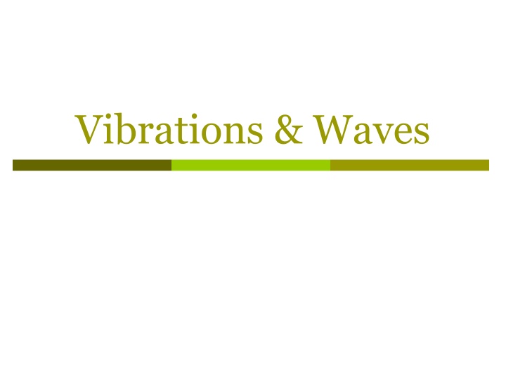 vibrations waves n.w
