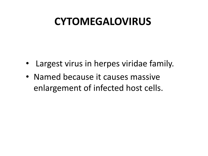 cytomegalovirus n.w