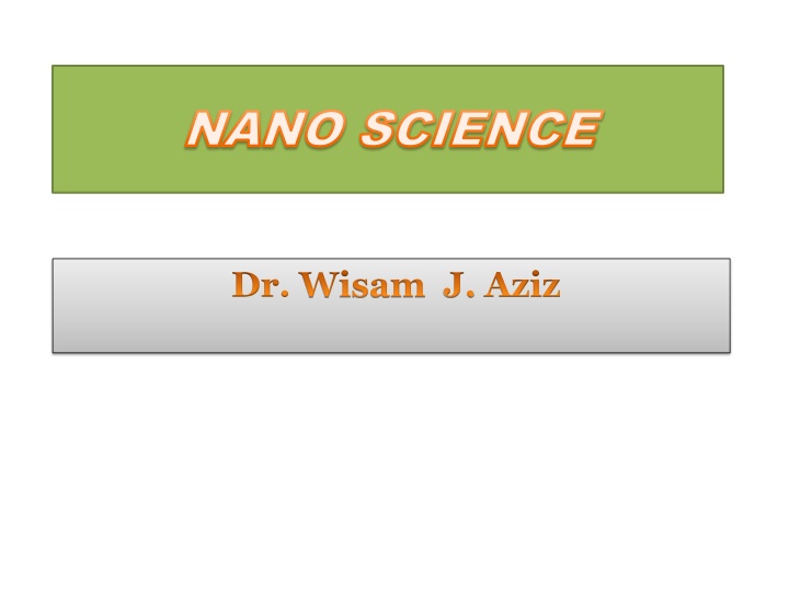nano science nano science n.w