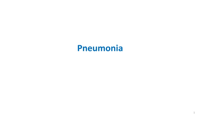 pneumonia n.w