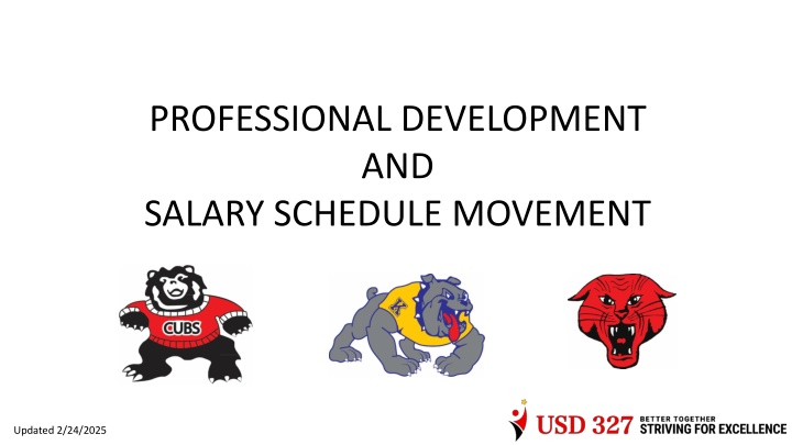 professional development and salary schedule n.w