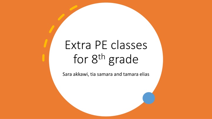 extra pe classes for 8 th grade n.w