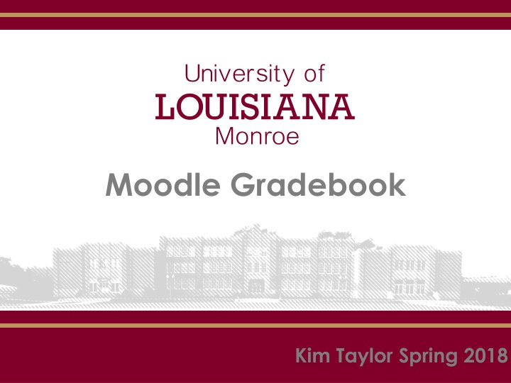moodle gradebook n.w