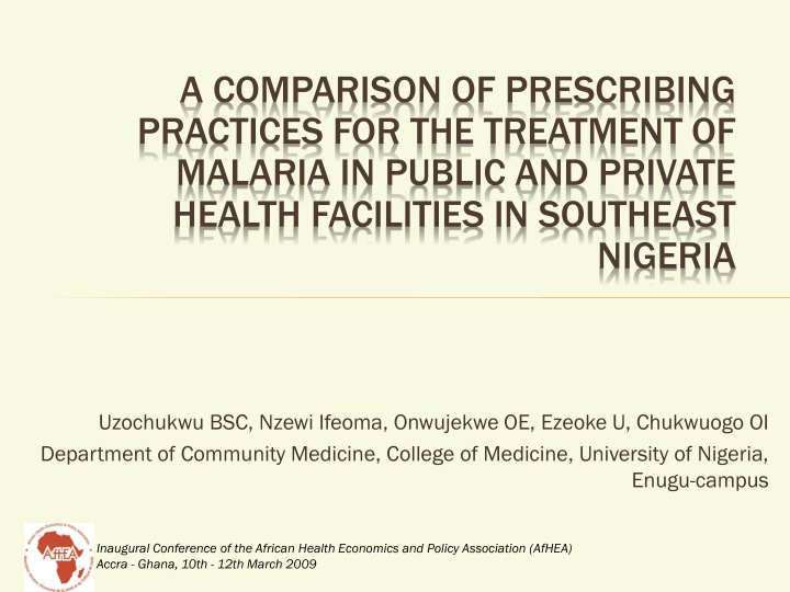 a comparison of prescribing practices n.w