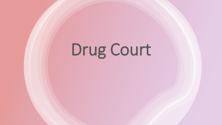 Drug Court Program Eligibility Criteria and Catchment Areas