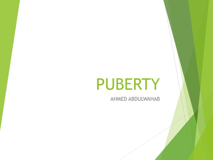 Differentiation and Puberty in Humans