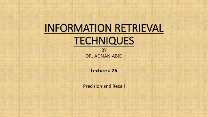 information retrieval information retrieval n.w
