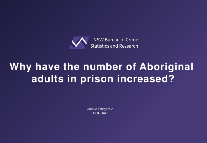 why have the number of aboriginal adults n.w