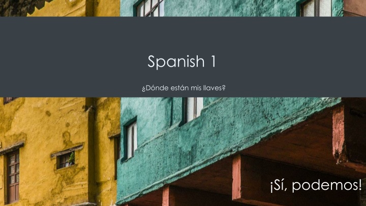 spanish 1 n.w