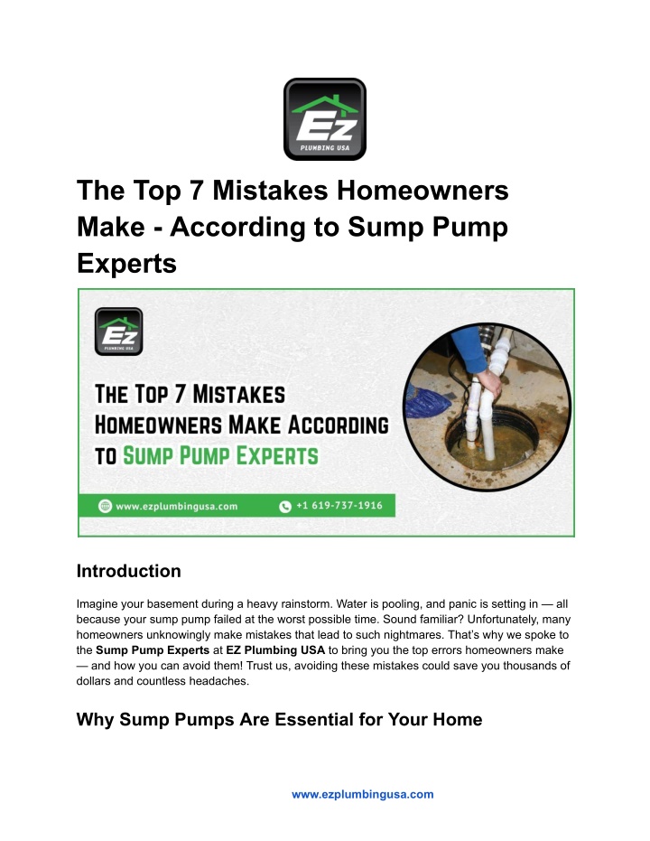the top 7 mistakes homeowners make according n.w