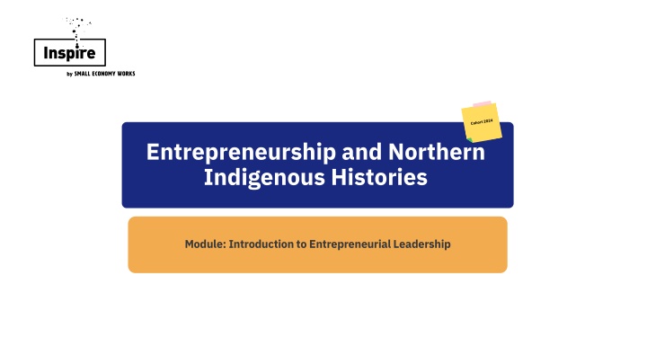 entrepreneurship and northern indigenous histories n.w