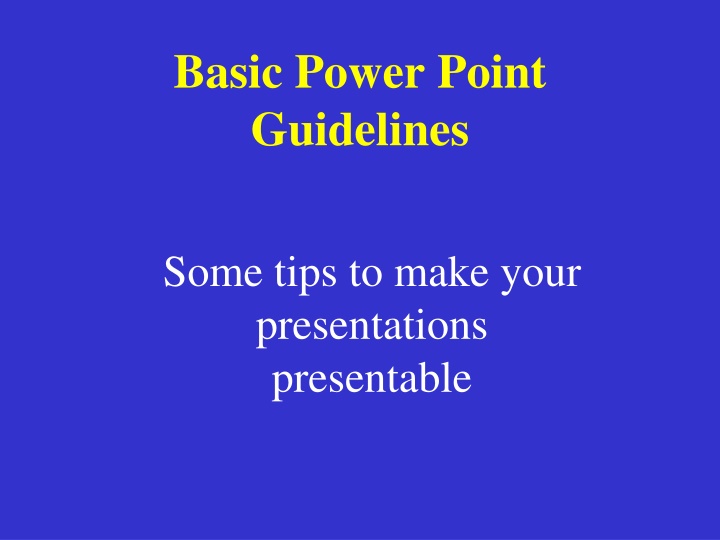 Tips for Presenting Like a Pro