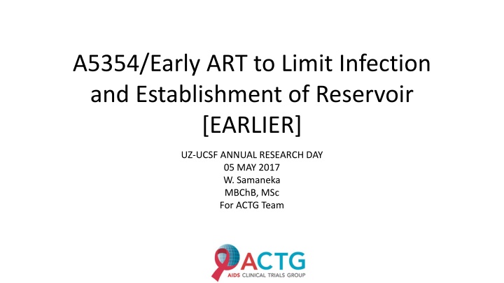 a5354 early art to limit infection n.w