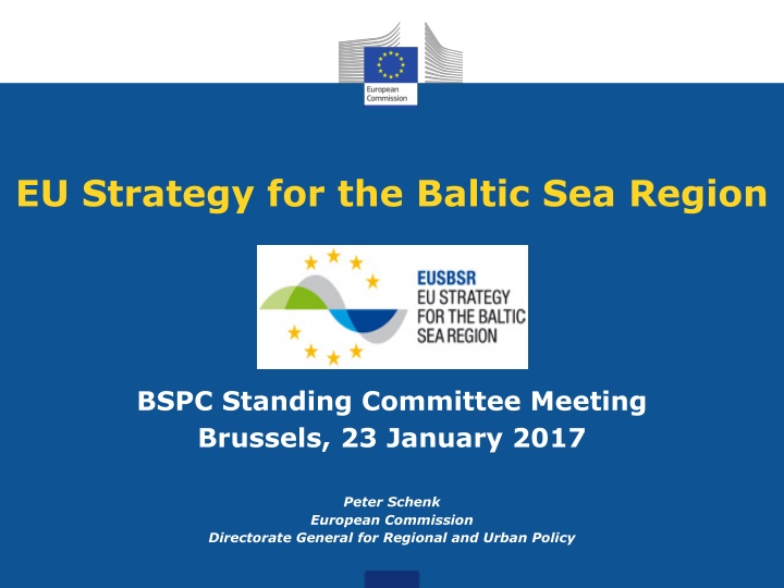 eu strategy for the baltic sea region n.w