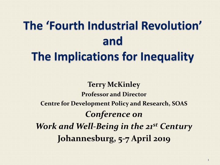 the fourth industrial revolution n.w