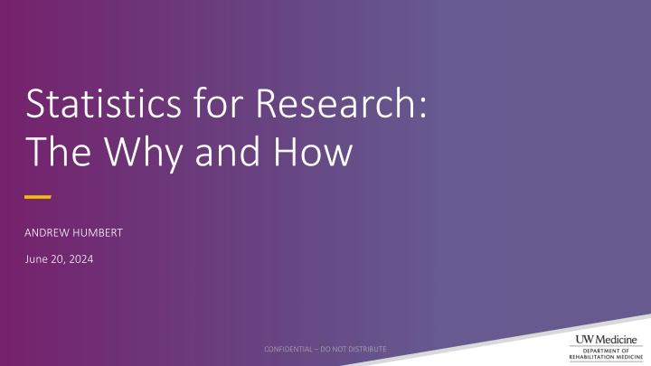 statistics for research the why and how n.w