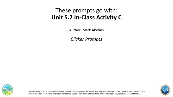 these prompts go with unit 5 2 in class activity c n.w
