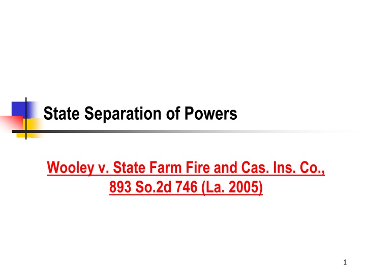 state separation of powers n.w