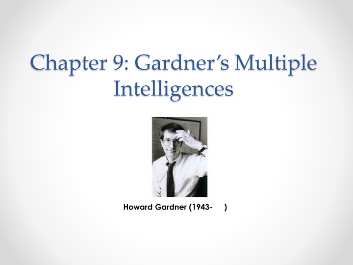 chapter 9 gardner s multiple intelligences n.w