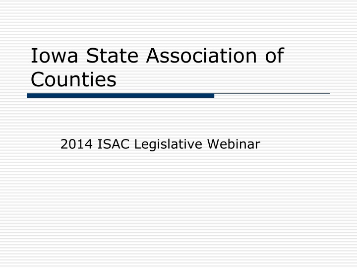 iowa state association of counties n.w