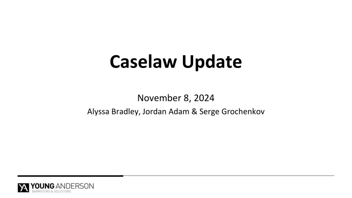 caselaw update n.w
