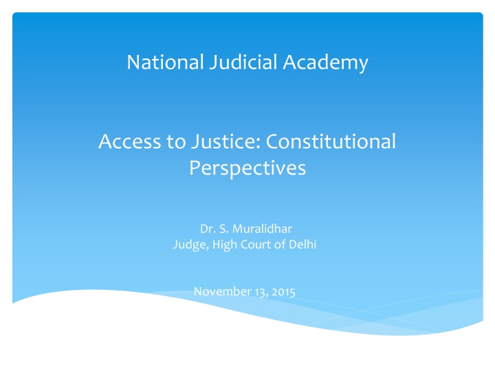 national judicial academy n.w