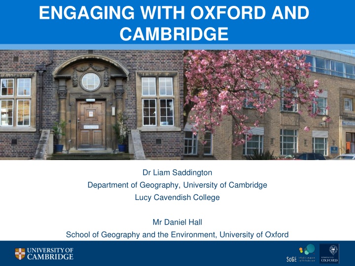 engaging with oxford and cambridge n.w