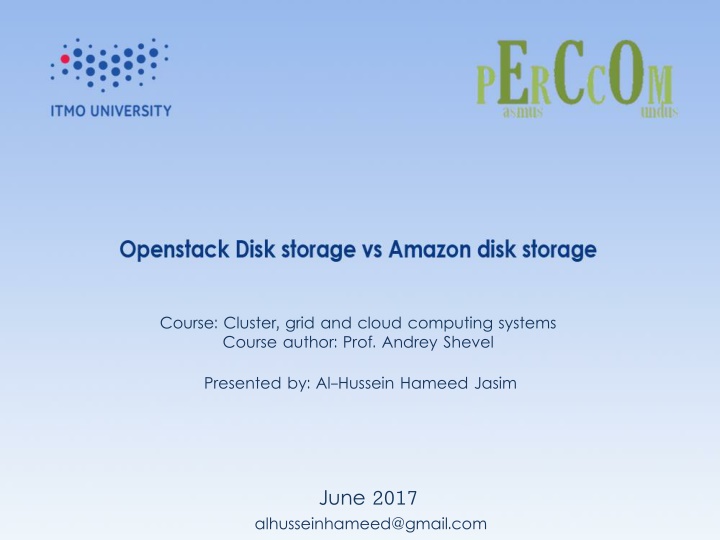 course cluster grid and cloud computing systems n.w