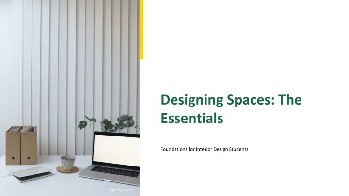 designing spaces the essentials n.w