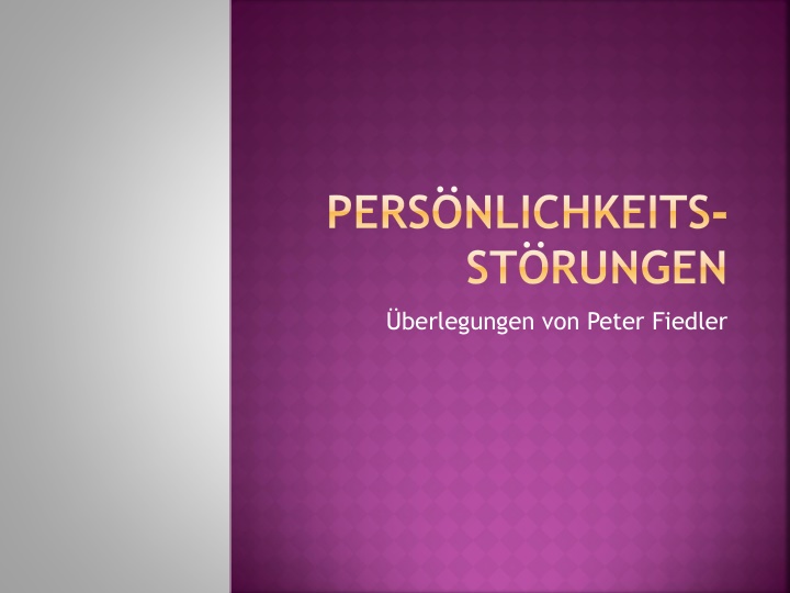 pers nlichkeits st rungen n.w