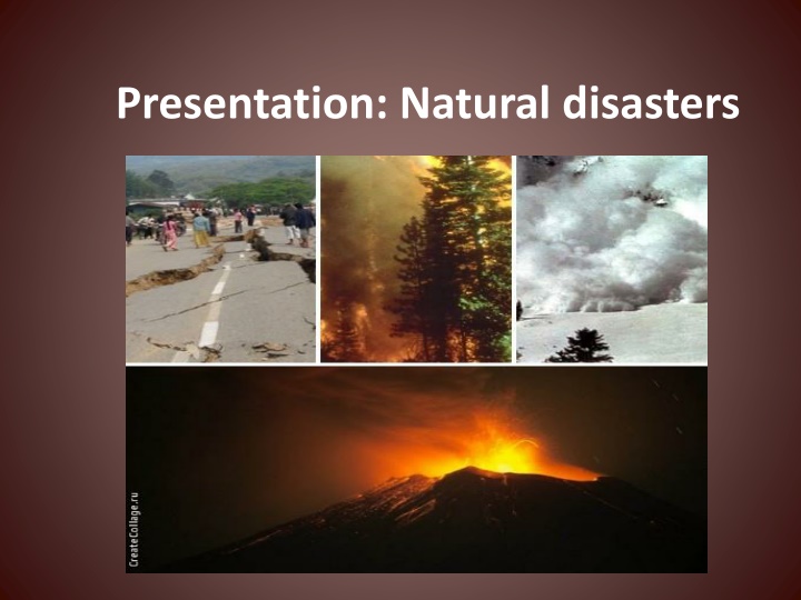 presentation natural disasters n.w
