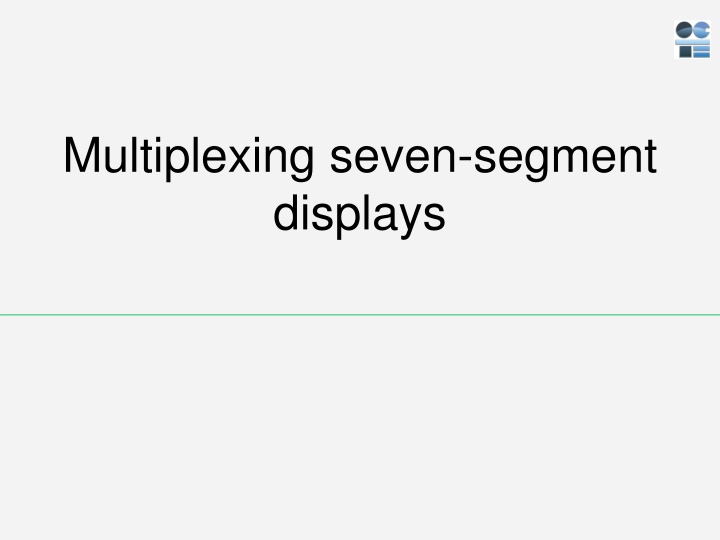 multiplexing seven segment displays n.w