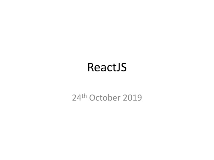 reactjs n.w