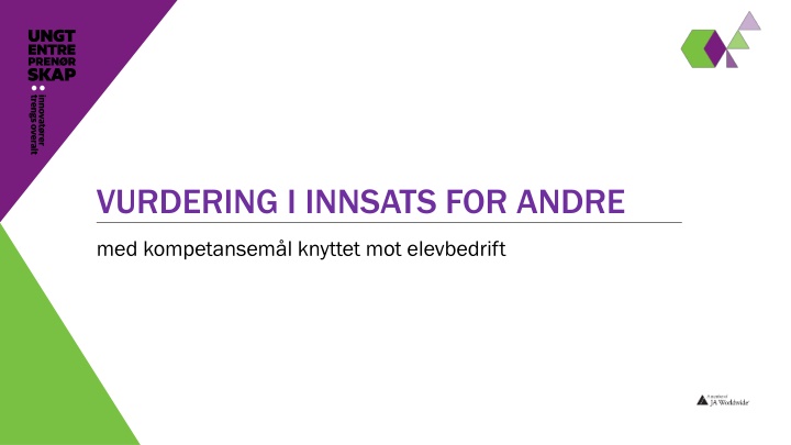 vurdering i innsats for andre n.w