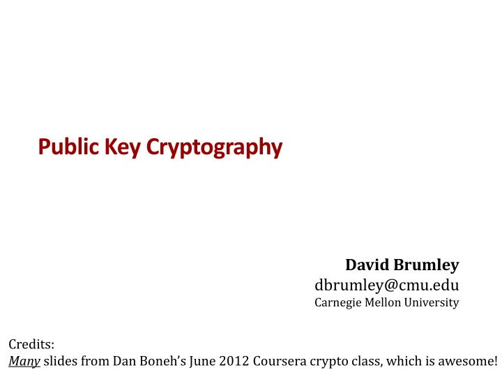 public key cryptography n.w