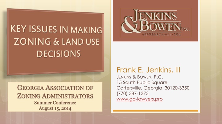 frank e jenkins iii j enkins b owen p c 15 south n.w