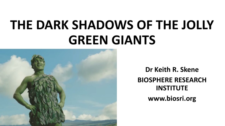 the dark shadows of the jolly green giants n.w