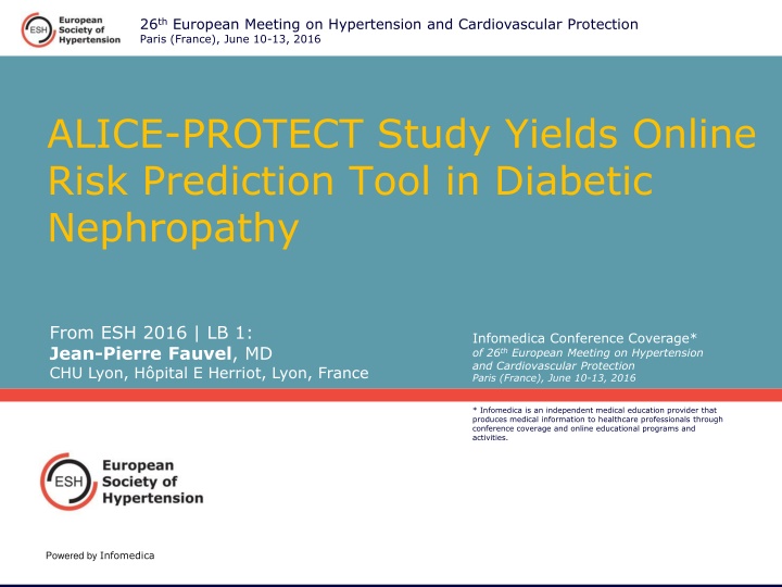 26 th european meeting on hypertension n.w