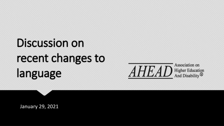 discussion on discussion on recent changes n.w