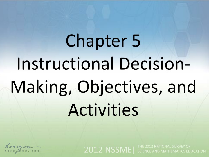 Lesson Planning and Teaching Strategies